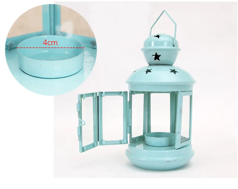Европейский Свадебный декор металлический фонарь Железный подсвечник ...