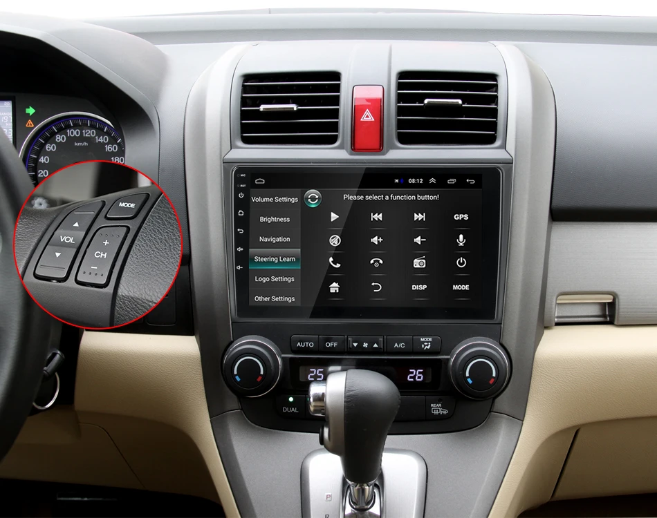 Excellent Jansite 9" Car Android Radio for Honda CRV CR-V 2007 2008 2009 2010 2011  Multimedia player Navigation GPS 4G WIFI IPS screen 18