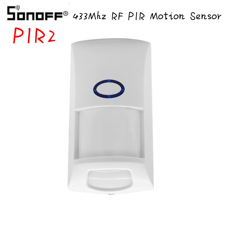 Sonoff PIR2 Умный дом Охранная сигнализация 433 МГц RF PIR датчик движения сигнализация для Alexa Amazon Google домашняя Автоматизация