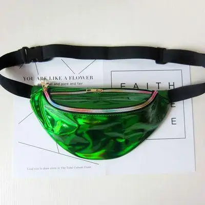 LXFZQ поясная сумка лазерная прозрачная поясная сумка Голограмма поясная сумка Bolsa Feminina поясная сумка - Цвет: lu se