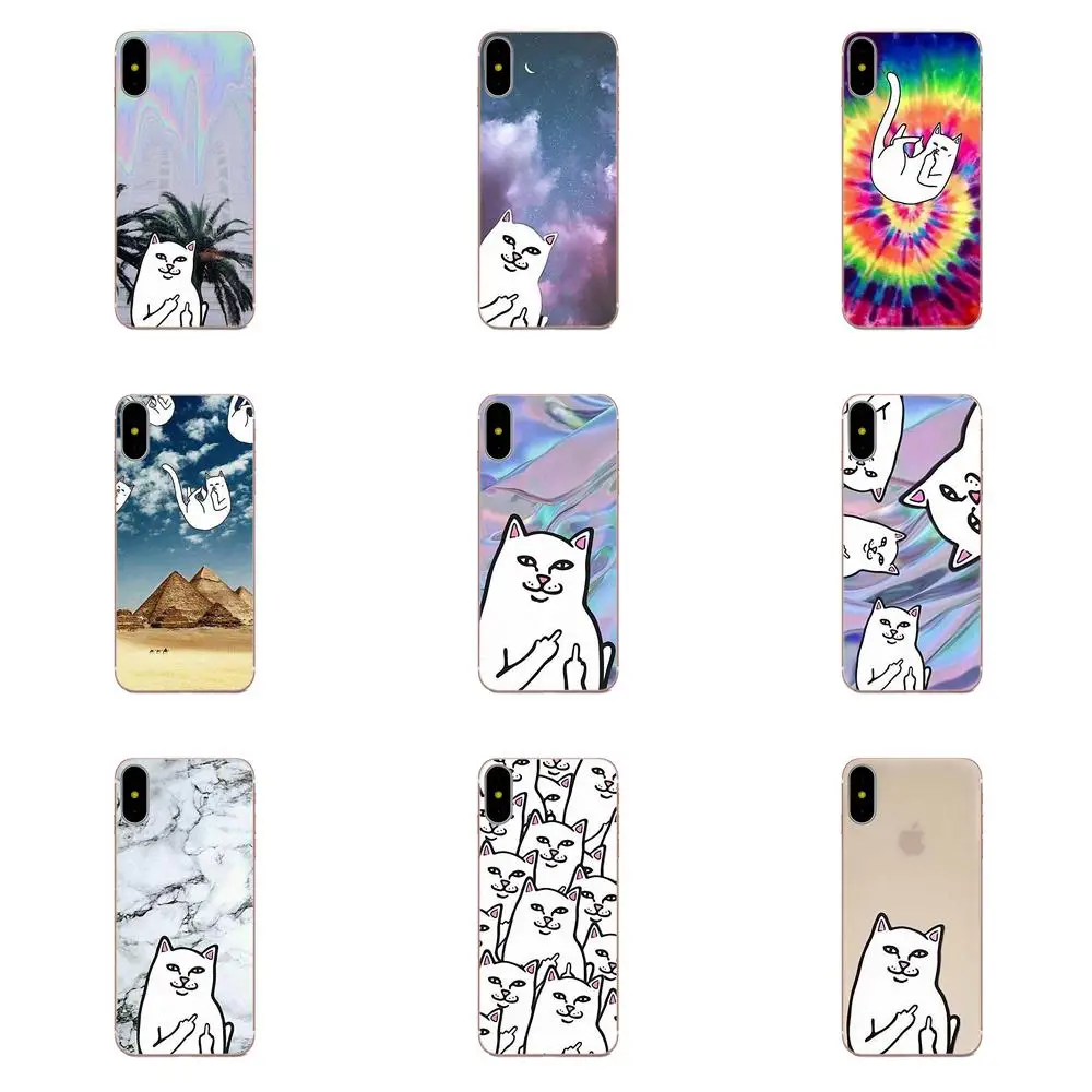 

Rip N Dip Cat TPU Mobile Shell For Samsung Galaxy Note 5 8 9 S3 S4 S5 S6 S7 S8 S9 S10 mini Edge Plus Lite