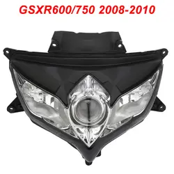 Для 08-10 Suzuki GSXR600 GSXR750 GSXR 600 750 мотоциклетные передняя фара фары ясно 2008 2009 2010