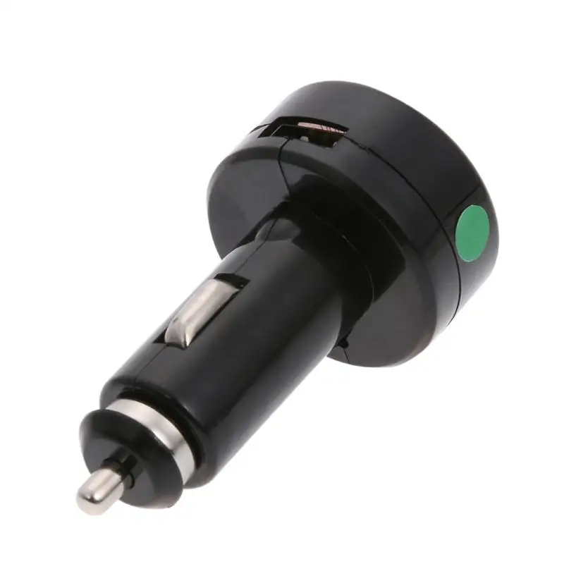 Многофункциональный USB Автомобильное зарядное устройство 12 В/24 В Цифровой вольтметр-термометр автоматический вольтметр датчик 2.1A быстрое зарядное устройство для телефона планшета