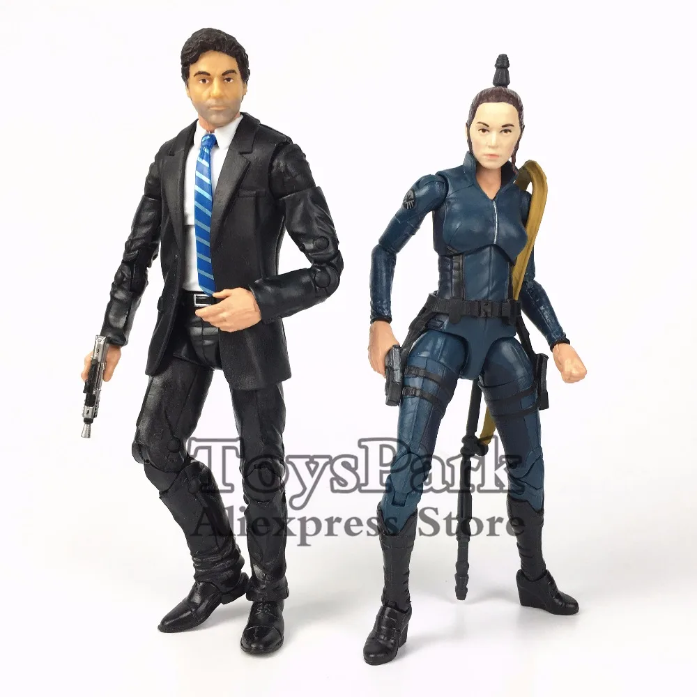 

ToysPark Custom Star Wars Black Series Mix Marvel Legends 6" Action Figure Poe Dameron Ray Agent Phil Coulson Maria Hill Loose