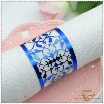 

Laser cut thank you gift gold 2017 india napkin rings for wedding table decorations