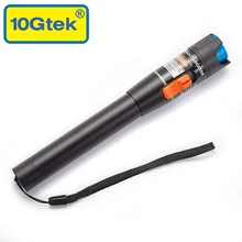 10Gtek Visual Fault Locator, Red Light 10mW Fiber Optic Cable Tester Meter with 1.25mm Connector for CATV Telecommunications
