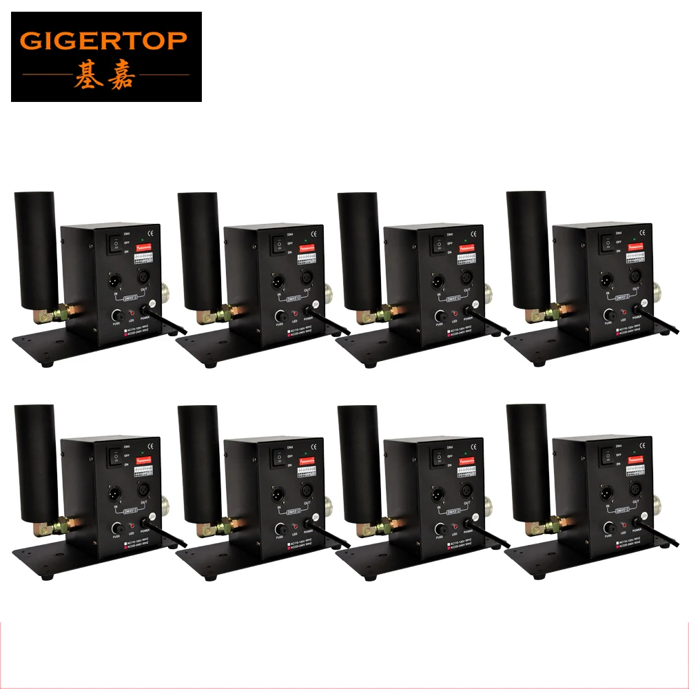 

8Pcs/lot Single Pipe Co2 Jet Machine Lightweight Support Simultaneous Control of Multiple Jets 110V or 240V Stage Disco DJ Club