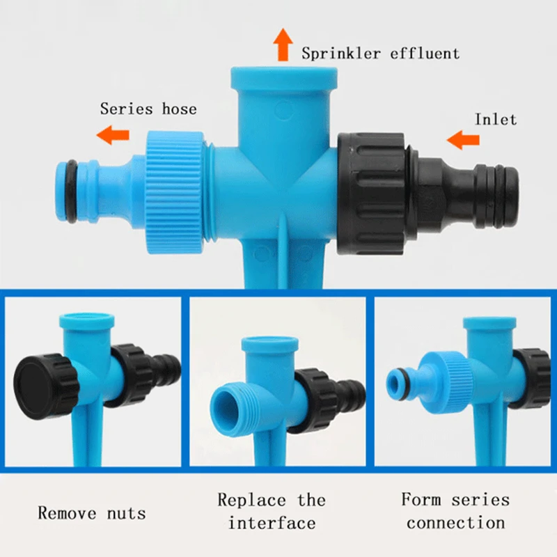 Садовое вращающееся оросительное устройство Спайк газон трава 360 градусов регулируемый вращающийся распылитель воды для системы орошения сада