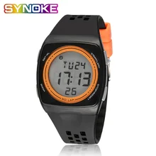 Synoke, мужские часы, водонепроницаемые, электронные, персональный подарок, креативная мода, Топ бренд, ультра-тонкая машинка, многофункциональная