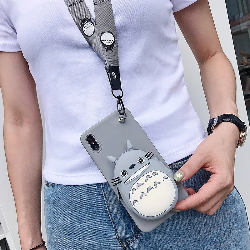 Zipper Wallet Cartoon Phone Case for iPhone 6 6s 7 8 Plus X XR XS 11Pro Max Soft TPU Silicone Coin Wallet Purse Bag Cover Coque Zipper Wallet Cartoon Phone Case for iPhone 6 6s 7 8 Plus X XR XS 11Pro Max Soft TPU Silicone Coin Wallet Purse Bag Cover Coque