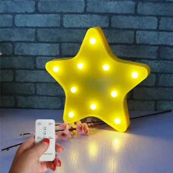 

Amroe Hot 2018 Star Moon Love Heart Bear Remote Control Night Light Valentine Couple Kid Birthday Gift Wedding Party Home Decore