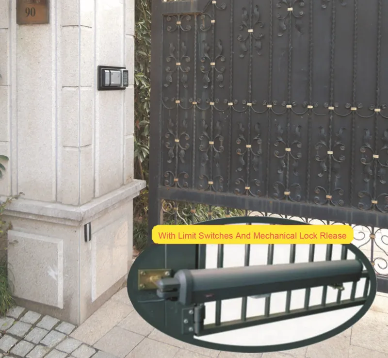 US $211.50 Automatic Door Operator Piston Driving 24VDC Automatic Swing Gate Motor