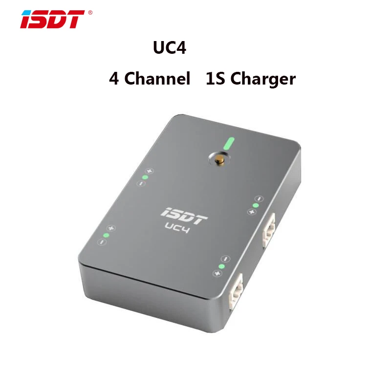 Умное мини-зарядное устройство ISDT UC4 18 Вт 5-9 В 1S с входом типа C выходом PH2.0 для