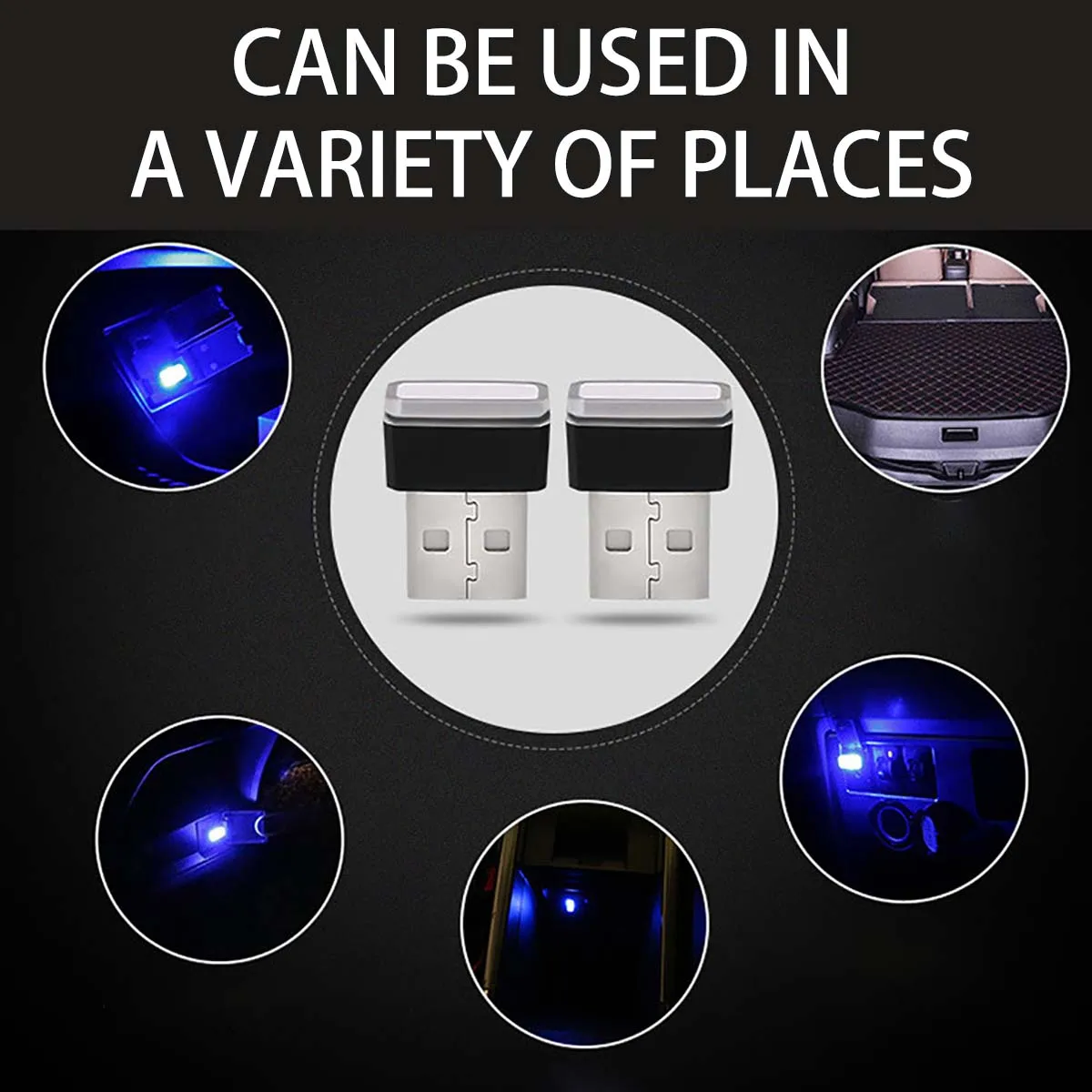 Дропшиппинг мини-светодиод машины свет авто интерьер USB атмосферный свет Plug And Play Декор лампа Аварийное освещение ПК Авто продукты