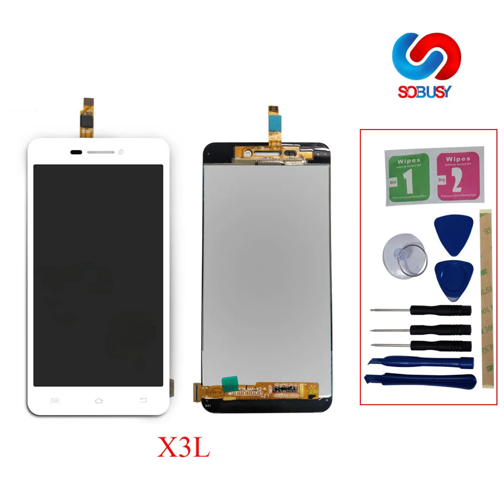 Высокое качество экран для Vivo X3L ЖК дисплей сенсорный панель Ekran Tela дигитайзер