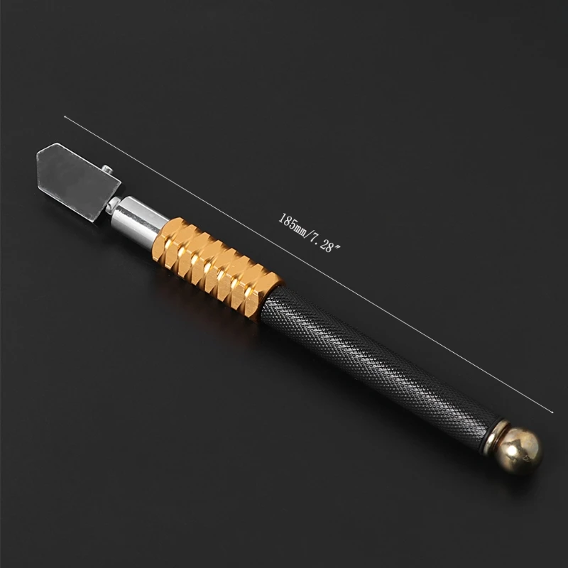 

High Quality Carbide Blade Oil Feed Glass Cutter Hand Tool Diamond Tip Antislip Metal Handle
