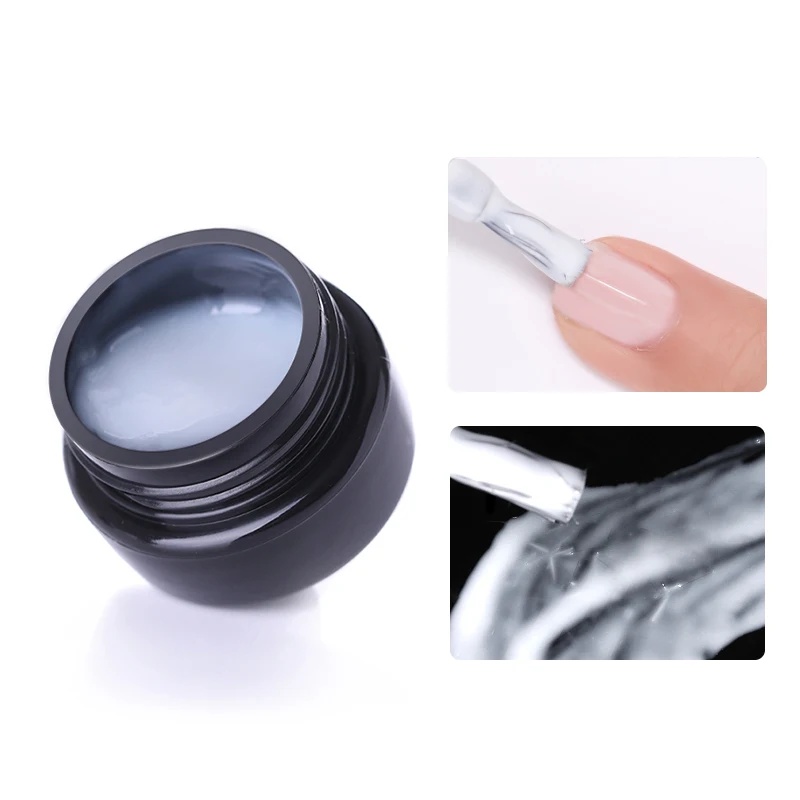 LILYCUTE 5 ml fibra Base capa Gel de uñas fortalecimiento Reparación de uñas rotas brillante remojo de esmalte de Gel de uñas UV LILYCUTE 5 ml fibra Base capa Gel de uñas fortalecimiento Reparación de uñas rotas brillante remojo de esmalte de Gel de uñas UV