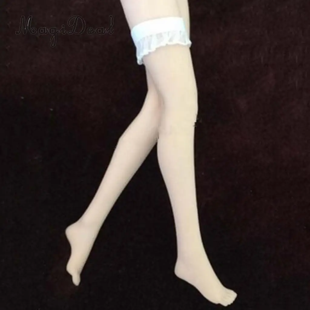 MagiDeal 1/6 Scale Sexy Lace Female Stockings Leg Socks for 12 Inch Action Figure Dolls Model Accs 4Kinds