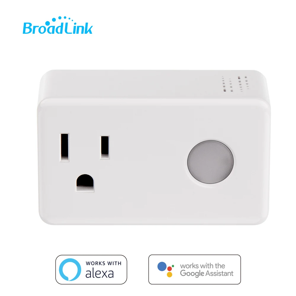 2 Pack 16A BroadLink SP3 US Wi Fi умная розетка пульт дистанционного включения и выключения