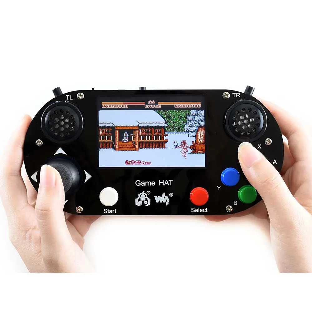 Game Console/Game Hat for Raspberry Pi A+/B+/2B/3B/3B+,3.5inch IPS screen,480*320 pixel .60 frame ,Onboard speaker,earphone jack