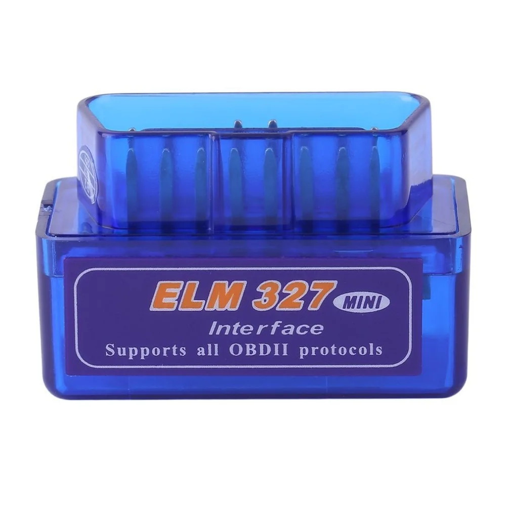 Мини портативный ELM327 V2.1 OBD2 II Bluetooth диагностический автомобильный интерфейс сканер Премиум ABS диагностический инструмент