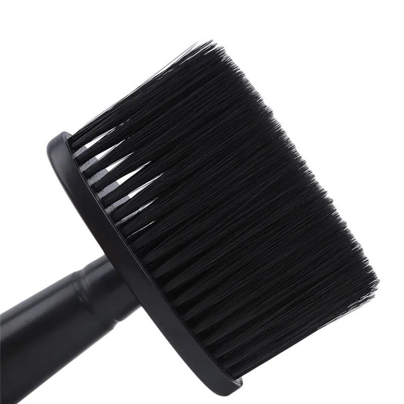 Профессиональные мягкие черные кисти для удаления пыли на шее, Парикмахерская кисточка из волос для очистки бороды, Парикмахерская щетка для стрижки, инструмент для укладки волос