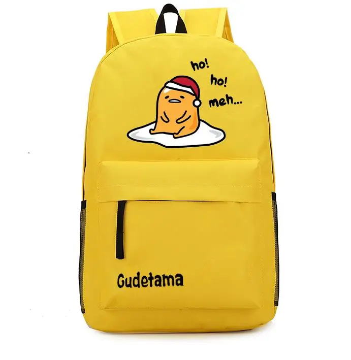 5 Gudetama Рюкзак Школьная Сумка для подростков девочек мальчиков Милая книжная сумка для ноутбука рюкзаки рюкзак Mochilas - Цвет: 5