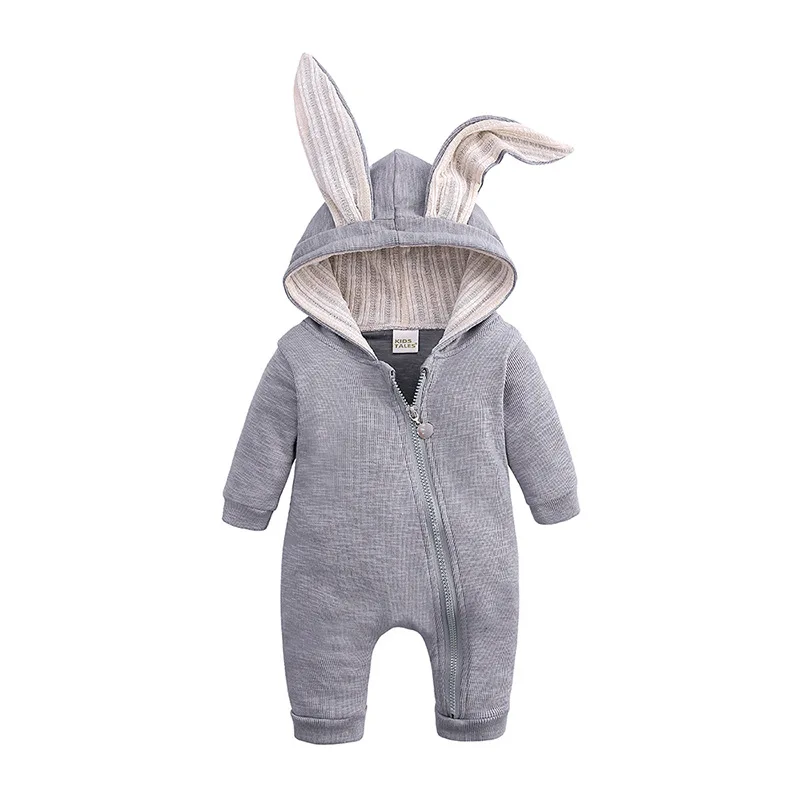 OKLADY Одежда для маленьких мальчиков; флисовый комбинезон детей Детские костюм кролика ползать легкий костюм с шортами из хлопка Лидер продаж, для маленьких детей для девочек, зимний комбинезон