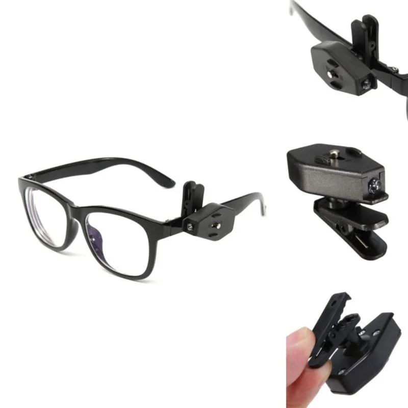 

Flexible Fishing Glasses Eyewear LED light Fishing Light Eyeglass Tools Mini LED Eyeglass Clip On Camping Hiking Goggles