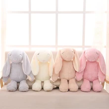 4 Colors 38cm/58cm Long Ears Cute Rabbit Plush Toy Kids Kawaii Stuffed Plush Animal Doll Toys For Children Best Gift For Girls