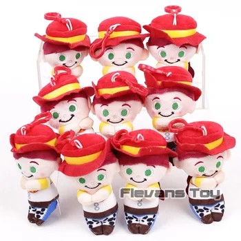 

Toy Story Buzz Lightyear Woody Jessie Mini Plush Pendants Soft Stuffed Dolls Toys Gift for Kids Children 10pcs/lot