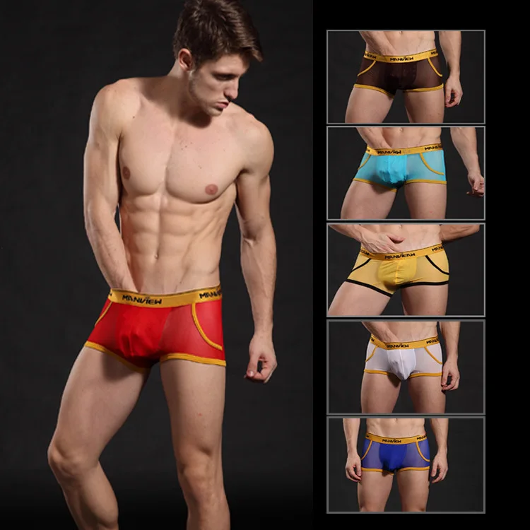 high quality men's underwear boxers super sexy men underwear