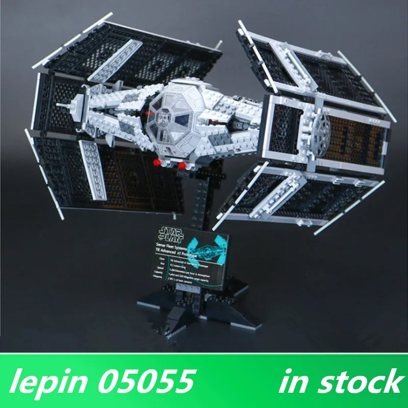 

Lepin 05055 lepin Star Series Wars The Rogue One USC Vader TIE Advanced Fighter Set 10175 Building Blocks Educational DIY Toys