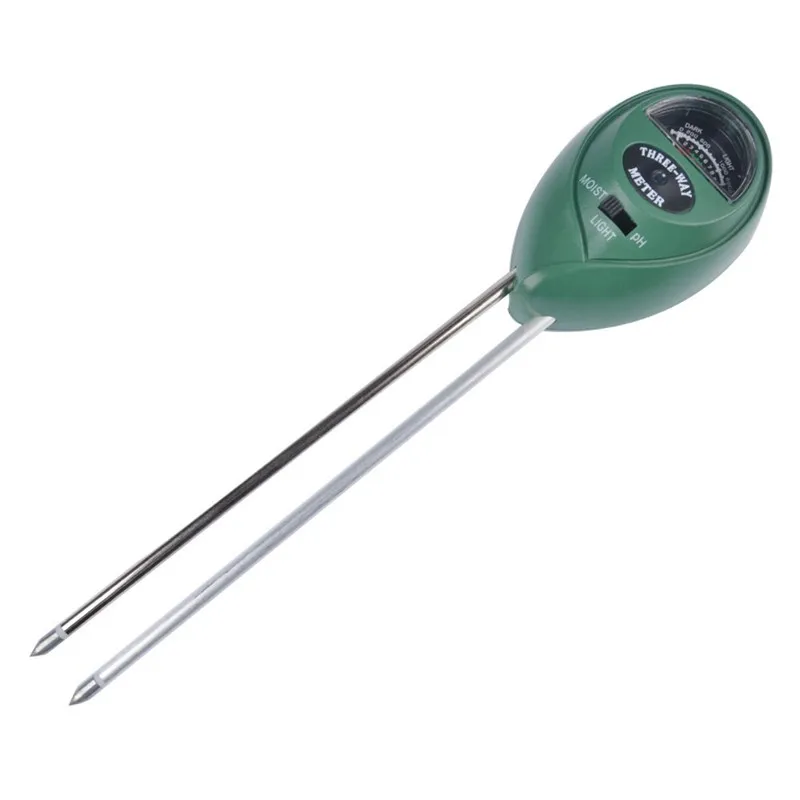 

3 in 1 Digital Garden Soil Tester Moisture Themometer Sunlight Ph Meter Temperature Tester