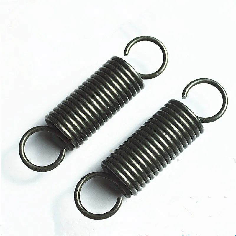 Custom High Quality Steel Precision Coil Extension Spring with Hook, 2.5mm Wire Diameter x 20mm