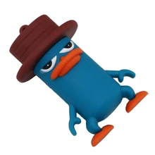 Perry The Platypus USB Flash Dive Cartoon Pen Drive Blue Duck USB Stick 16G/8G/4G Platypus Flash Memory Stick Memory Drive