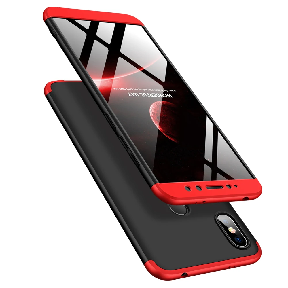 Чехол для Xiaomi Redmi S2 с полным корпусом на 360 градусов чехол противоударный