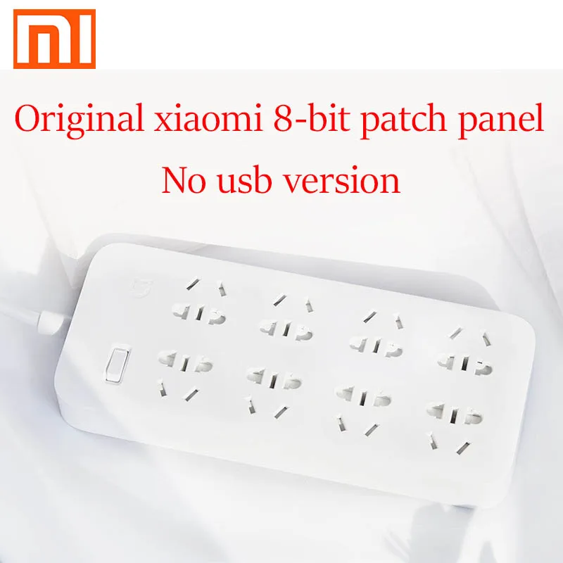 

Original millet universal charging power board 8 socket port electric socket expansion 100-240V multi-purpose charging adapter