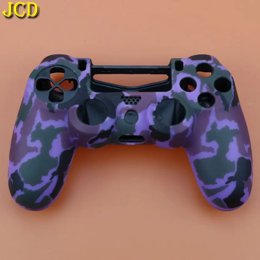 JCD 1 шт силиконовый Камуфляжный защитный чехол для sony playstation 4 Dualshock 4 PS4 DS4 для контроллера PS4 - Цвет: F