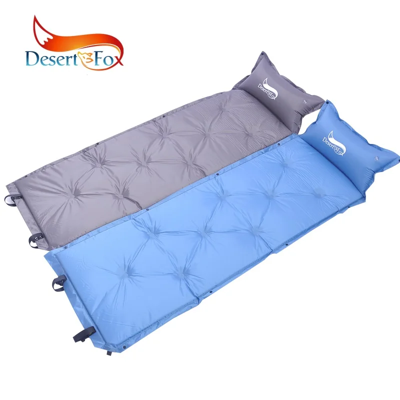 الصحراء و الثعلب 180x53 cm تضخيم الذات النوم منصات مع وسادة ، مريحة خيمة مرتبة هوائية الظهر للتخييم ، المشي