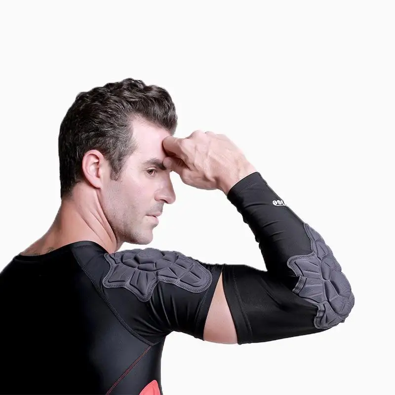 Breathable Sports elbow Protector Crashproof Basketball Soccer Moisture Guards Pads Arm Sleeve 3