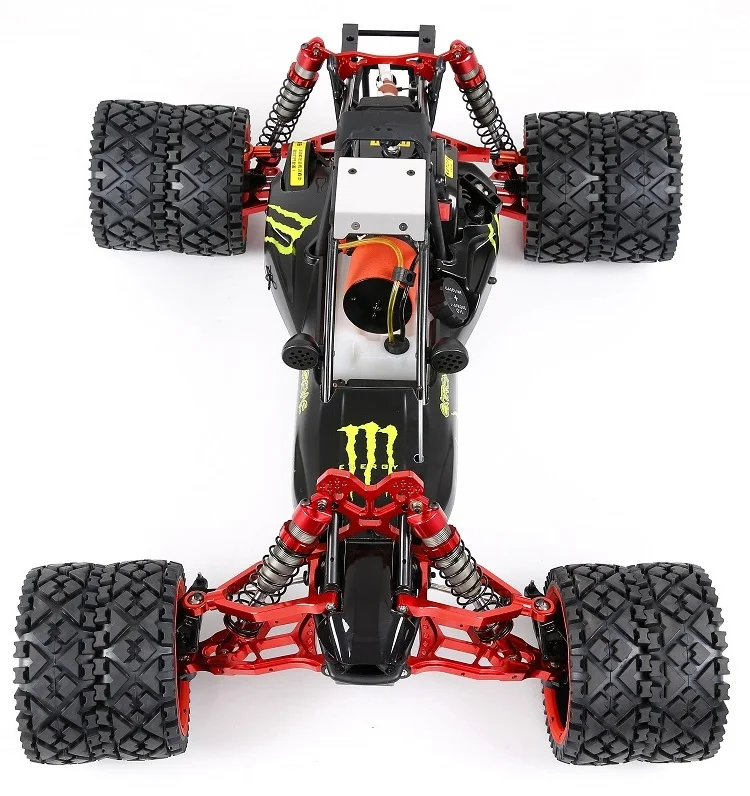 

Rc Car Upgrate Part Metal Double Axle 2 Wheel for 1/5 Hpi Rovan Km Baja 5B 5T 5SC