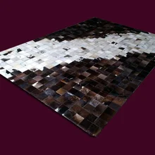 Модный художественный ковер Натуральная Воловья кожа огнеупорный ковер