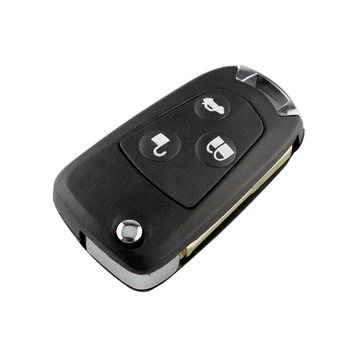 Keyforkess3 Bottoni A Distanza di Vibrazione Pieghevole Per Ford Focus Mondeo Modificato Fiesta C-MAX Fusion Transit KA Chiave A Distanza Borsette - YIQIXIN 3 Bottoni A Distanza di Vibrazione Pieghevole Per Ford Focus Mondeo Modificato Fiesta C