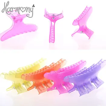 

12pcs colorful Salon Hair Clip Claw Section Styling Tools Hair Clip Clamps Care Hairpins Pro Butterfly Hairdressing Clip Tool