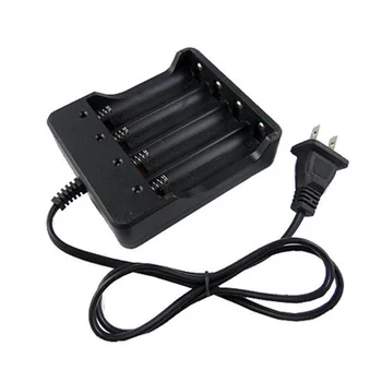 

Plug 4 Slots Intelligent Battery Charger with Short Circuit Protection For 4x 18650 Lithium-ion Rechargeable Battery Fo