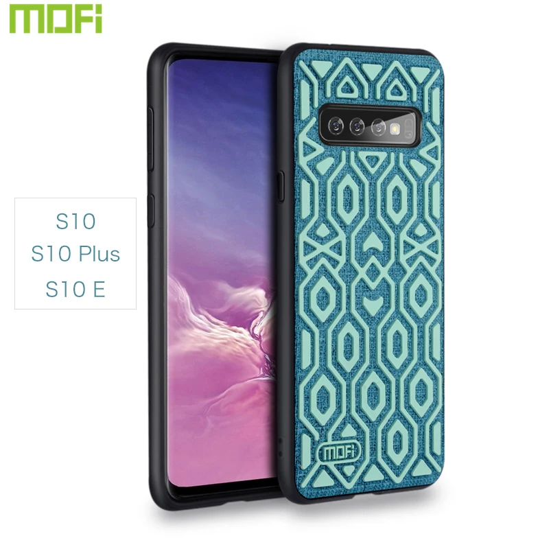 Для samsung S10 Plus чехол Mofi для samsung Galaxy S10 чехол S10E косой нескользящий Противоскользящий нескользящий для предотвращения падения скользящий ход S10 E Plus