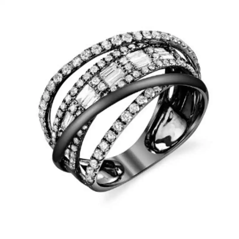 

Huitan Stylish Twine Women Ring Micro Paved 3 Color Available Personality Arabic Ring In Bulk Women Jewelry Rings 2019 Wholesale
