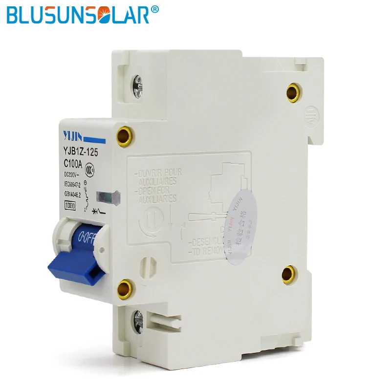 1P 100A 220V DC Circuit Breaker ( MCB Mini breaker ) FOR PV Solar system | Обустройство дома