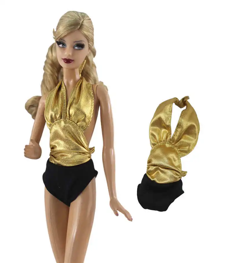 

NK One Pcs Princess Doll Swimwear Fashion BIKINI Beach Bathing Clothes For Barbie Doll Accessories Baby Toys 62A 6X